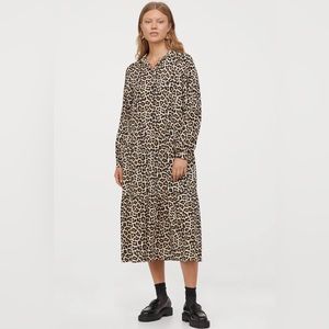 NWT H&M Leopard Dress Size S